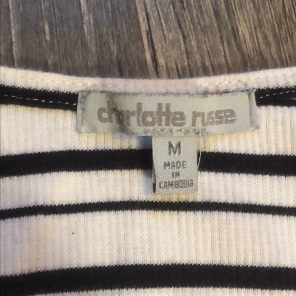 Striped Crop Top - Picture 2 of 2